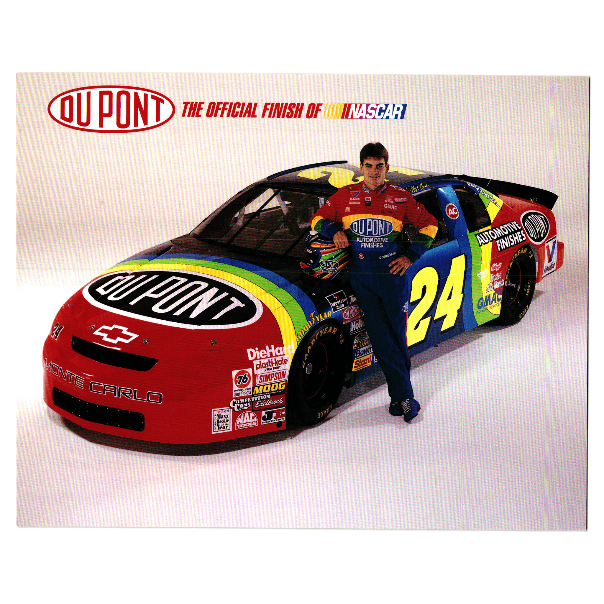 Jeff Gordan #24 Dupont Hero Card