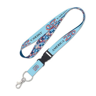 America 250 Lanyard w/ Detachable Buckle – 1" Made in USA