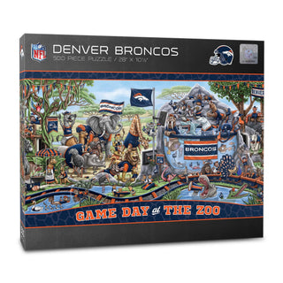 Denver Broncos Game Day at the Zoo 500 pc Puzzle