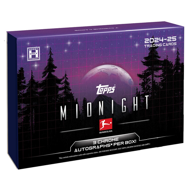 2024-25 Topps Bundesliga Midnight Soccer Hobby Box – CARDIACS