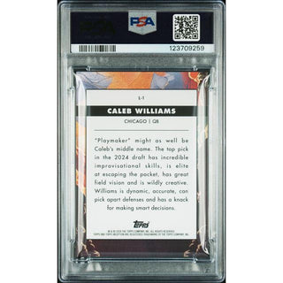 Caleb Williams 2024 Topps Inception Launch #L1 PSA 9