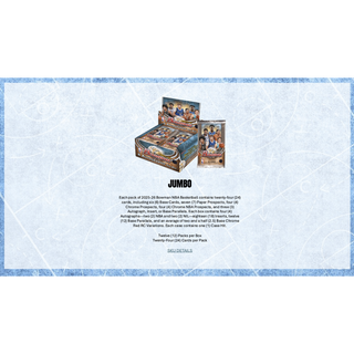 2025-26 Bowman Basketball Hobby Jumbo Box