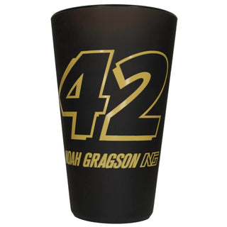 Noah Gragson 16oz Silicone Pint Glass – Smoke Finish NASCAR Drinkware