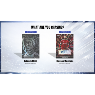 2025-26 Topps UEFA Club Competitions Chrome Soccer Jumbo Box