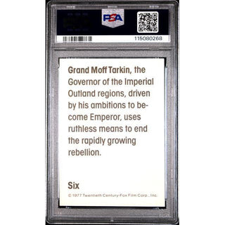 Grand Moff Tarkin 1977 Star Wars Wonder Bread #5 PSA 7