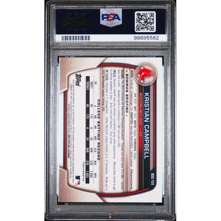 Kristian Campbell 2023 Bowman Draft Chrome Japan #BDC125 PSA 10
