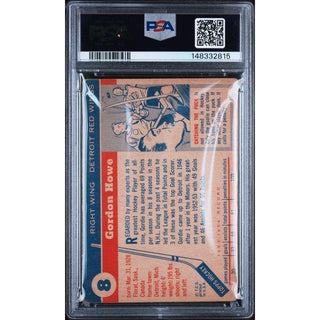 Gordie Howe 1954 Topps #8 PSA 2