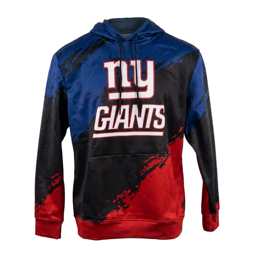 New York Giants Triple Threat Hoodie - Officially Licensed