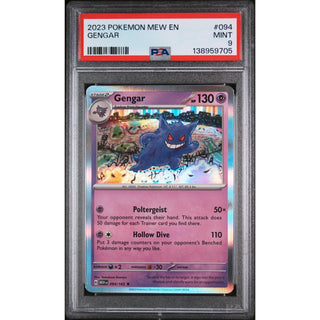 Gengar 2023 Pokémon MEW EN – #094 PSA 9