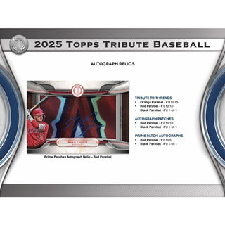 2025 Topps Tribute Baseball Hobby Box