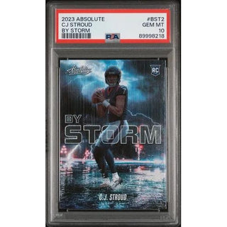 CJ Stroud 2023 Panini Absolute By Storm #BST2 PSA 10