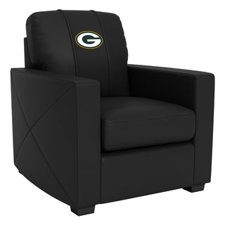 Silver Club Chair with Green Bay Packers Primary Logo