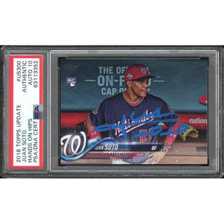 2018 Juan Soto Topps Update Hands on Hips PSA/DNA Certified #US300 PSA 10
