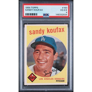 Sandy Koufax 1959 Topps #163 PSA 4