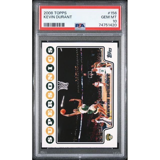 Kevin Durant 2008 Topps #156 PSA 10