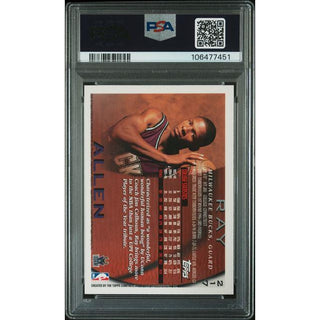 Ray Allen 1996 Topps Chrome #217 PSA 9