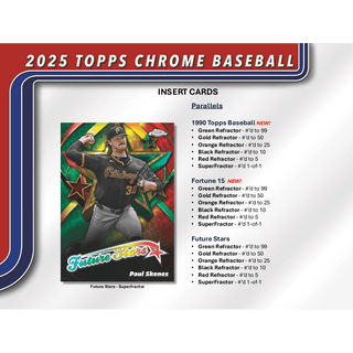 2025 Topps Chrome Baseball Mega Box
