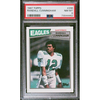 Randall Cunningham 1987 Topps #296 PSA 8