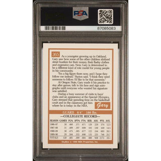 Gary Payton 1990 SkyBox #365 PSA 9