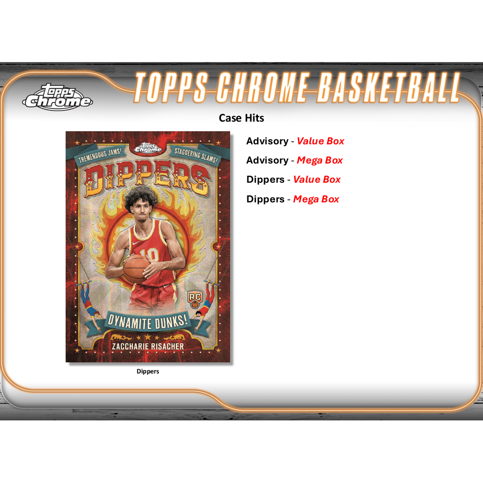 2024-25 Topps Chrome Basketball Mega Box