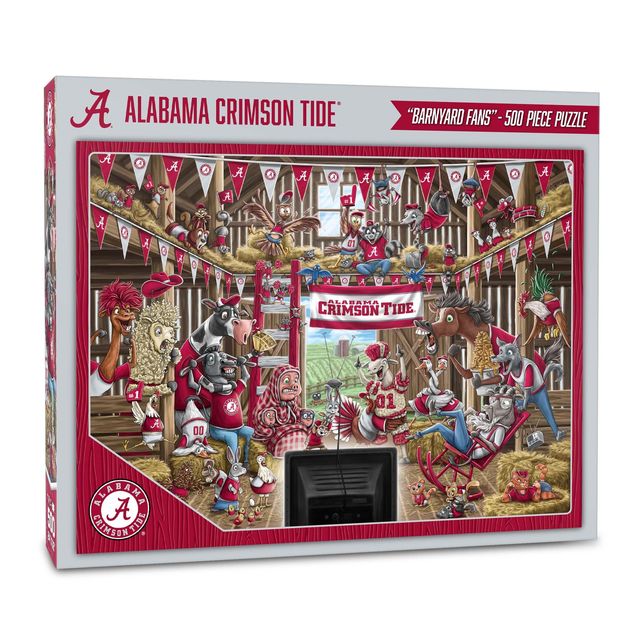 Alabama Crimson Tide Game Day at the Zoo 500 pc Puzzle