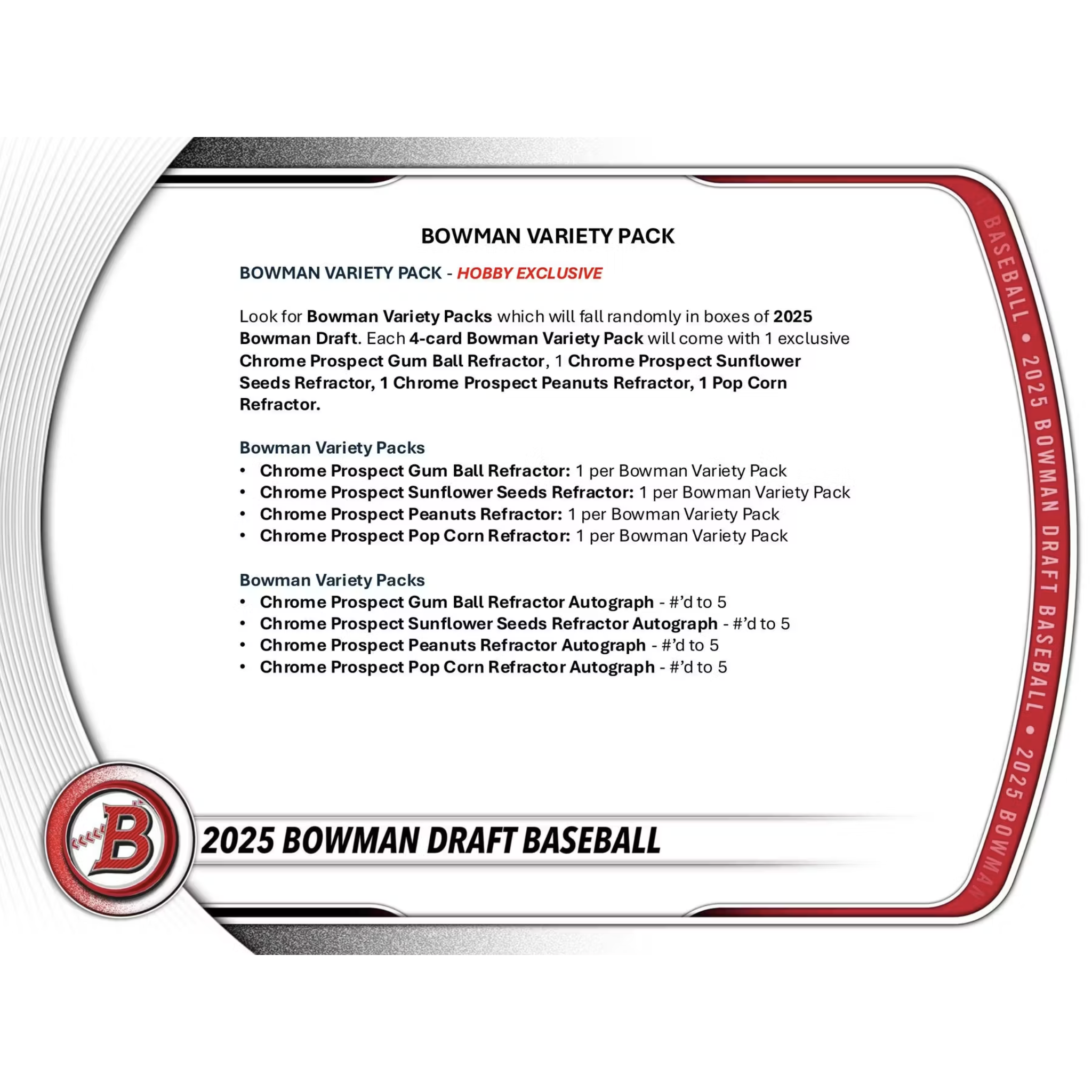 2025 Bowman Draft Baseball Hobby Jumbo Box