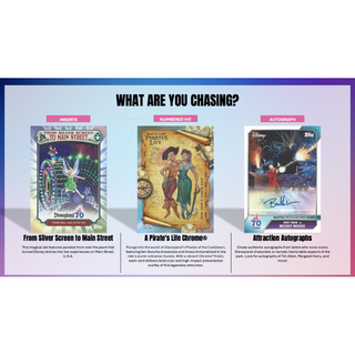2025 Topps Disneyland 70th Anniversary Hobby Box