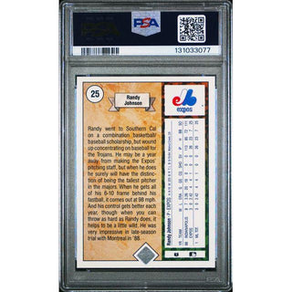 Randy Johnson 1989 Upper Deck Star Rookie #25 – PSA 8