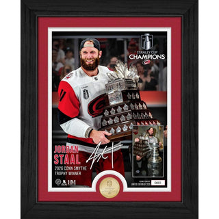 Jordan Staal 2026 Conn Smythe Award Bronze Coin Photo Mint 13x16