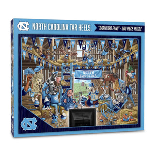 North Carolina Tar Heels Barnyard Fans 500 pc Puzzle