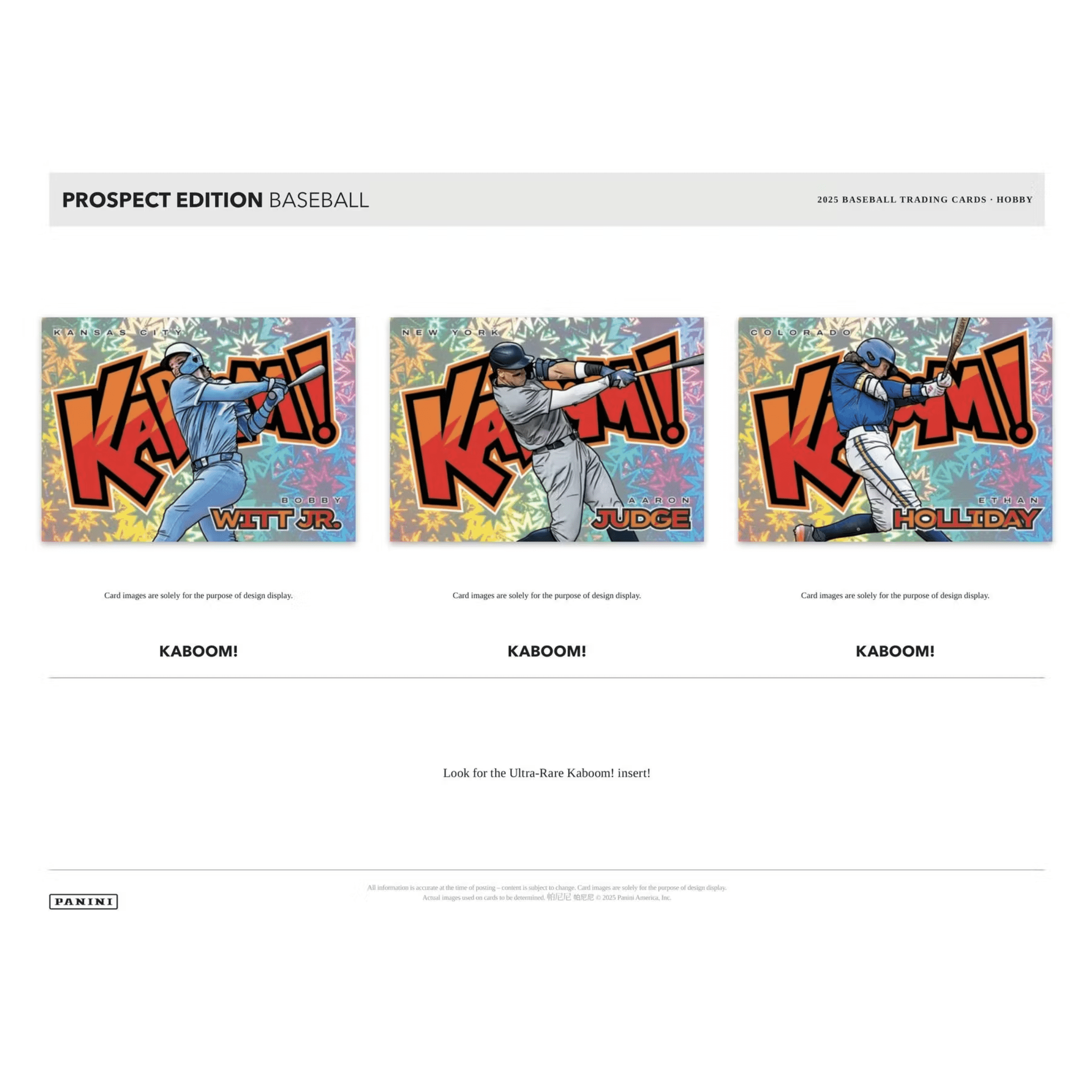 2025 Panini Prospect Edition Baseball Hobby Box