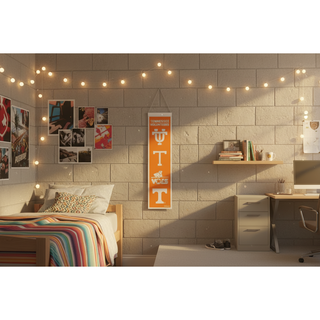 Tennessee Volunteers College Vault Wool Banner – 8" x 32"
