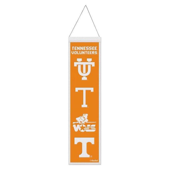 Tennessee Volunteers College Vault Wool Banner – 8" x 32"