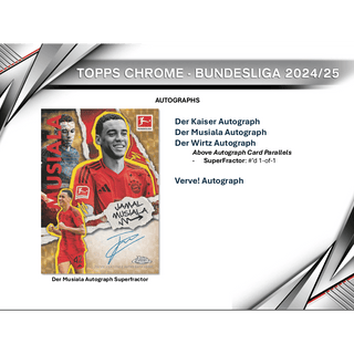2024-25 Topps Chrome Bundesliga Soccer Hobby Box