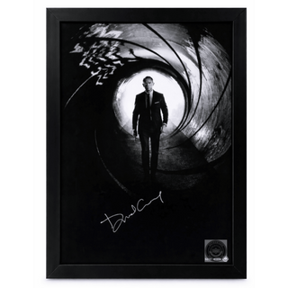 Daniel Craig Autographed “Skyfall V1” 24x36 Framed Print – Limited Edition /100
