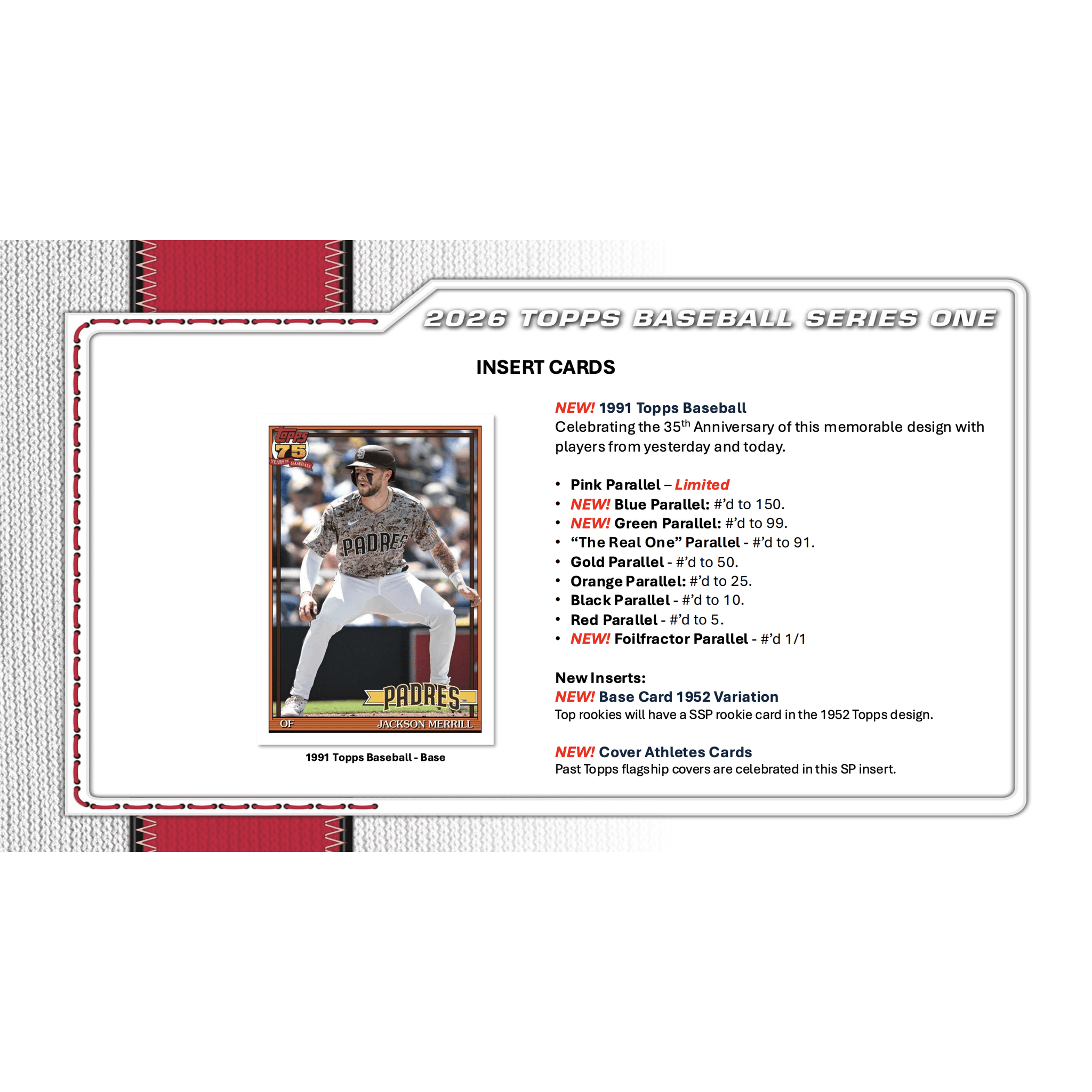 2026 Topps Series 1 Baseball Hobby Jumbo Box