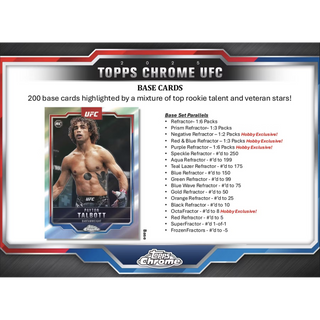 2025 Topps UFC Chrome Hobby Box