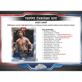 2025 Topps UFC Chrome Hobby Pack