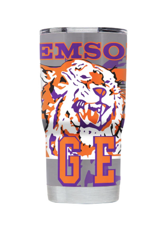 Tumbler: Clemson College Vault - 20oz