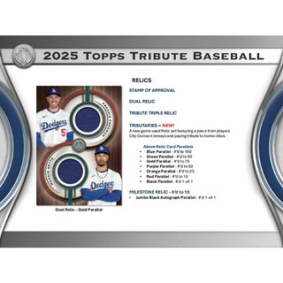 2025 Topps Tribute Baseball Hobby Box