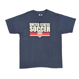US Men's National Team Soccer T-Shirt – Navy Officially Licensed Adult Tee