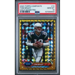 Tom Brady 2023 Topps Composite #14 PSA 10
