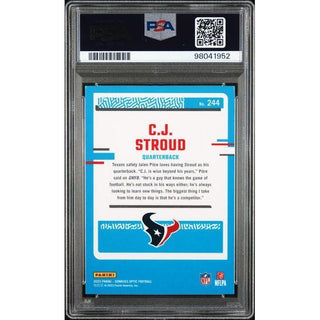 CJ Stroud 2023 Donruss Optic #244 PSA 10 – Rated Rookie