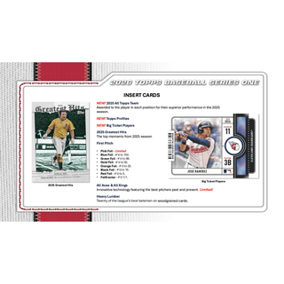2026 Topps Series 1 Baseball Hobby Jumbo 6-Box Case