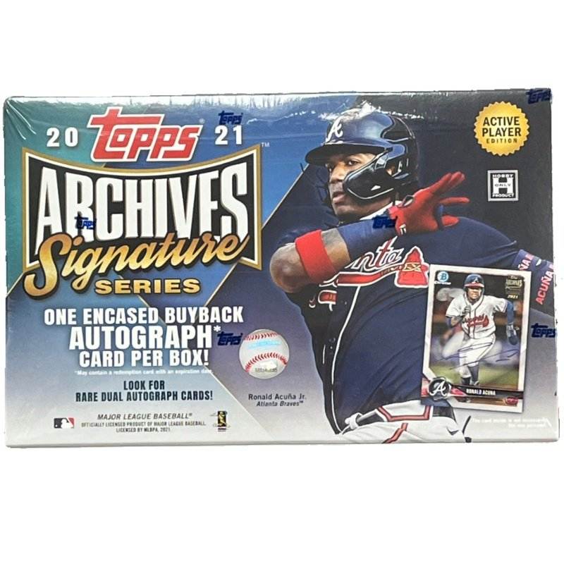 rare 2021 baseball cards 2021 Topps Archives Signature Series Baseball Box – CARDIACS Sports & Memorabilia