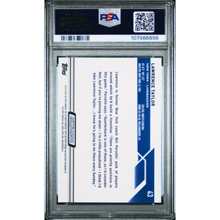 Lawrence Taylor 2023 Topps Composite Gold Geometric #43 – PSA 9