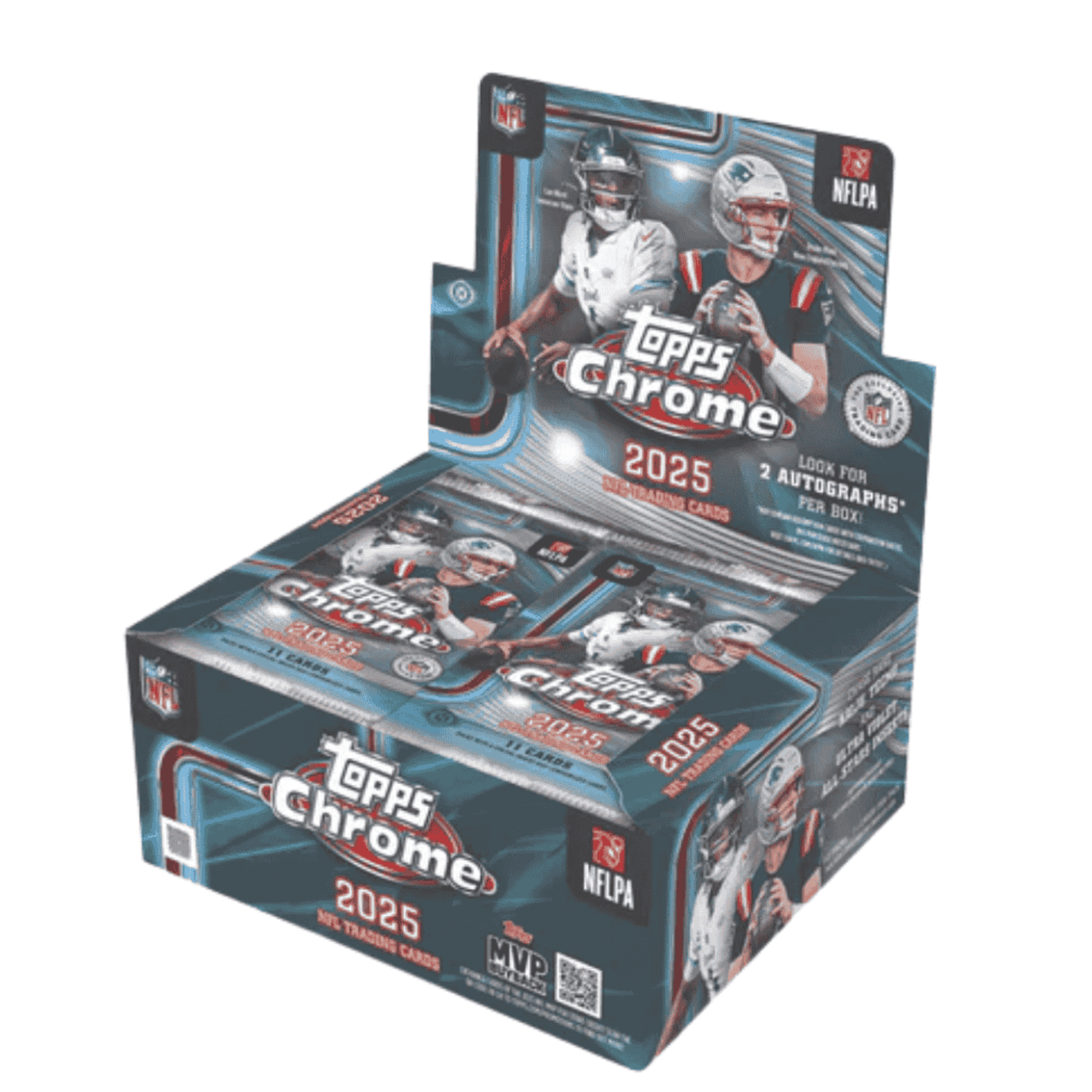 2025 Topps Chrome Football Hobby Jumbo Box
