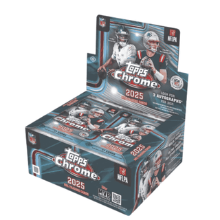 2025 Topps Chrome Football Hobby Jumbo Box