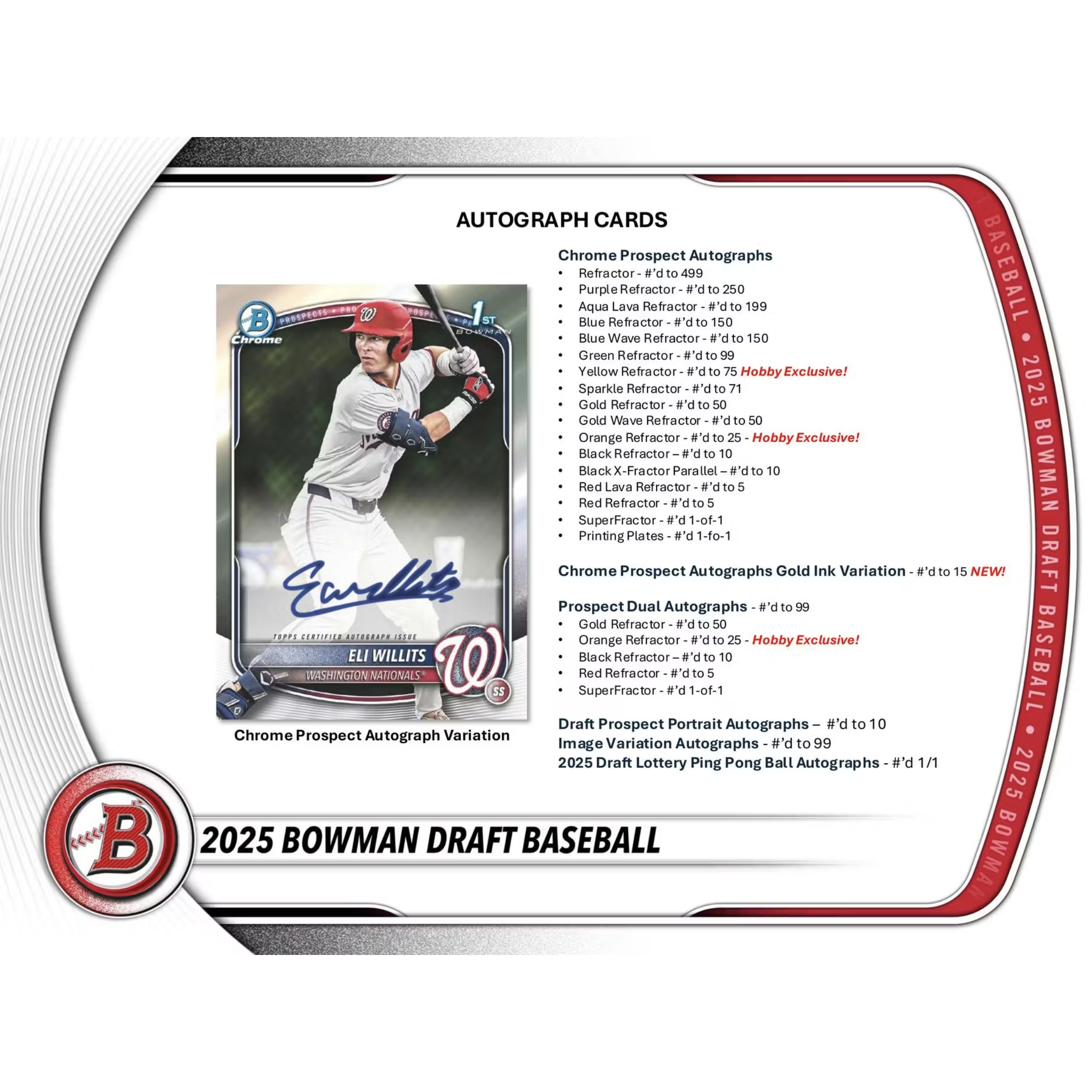 2025 Bowman Draft Baseball Hobby Jumbo Box
