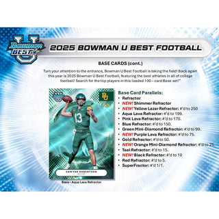 2025 Bowman's Best University Football Hobby Box